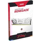 Kingston FURY FURY 32GB 6400MT/s DDR5 CL32 DIMM (Kit da 2) Renegade White XMP, Memoria bianco, 32 GB, 2 x 16 GB, DDR5, 288-pin DIMM