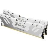 Kingston FURY FURY 32GB 6400MT/s DDR5 CL32 DIMM (Kit da 2) Renegade White XMP, Memoria bianco, 32 GB, 2 x 16 GB, DDR5, 288-pin DIMM