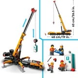 LEGO City Gru da cantiere mobile gialla, Giochi di costruzione Set da costruzione, 9 anno/i, Plastica, 1116 pz, 2,08 kg