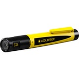 Ledlenser EX4 Nero, Giallo Penna con torcia, Luce da lavoro giallo/Nero, Penna con torcia, Nero, Giallo, IPX8, 50 lm, 35 m, Mini Stilo AAA