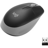 Logitech M190 mouse Ambidestro RF Wireless Ottico 1000 DPI Nero/grigio, Ambidestro, Ottico, RF Wireless, 1000 DPI, Nero, Grigio