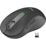 Logitech Signature M650 mouse Mano destra RF senza fili + Bluetooth Ottico 2000 DPI grafite, Mano destra, Ottico, RF senza fili + Bluetooth, 2000 DPI, Grafite