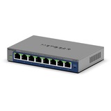 Netgear GS108Ev4 Non gestito L2/L3 Gigabit Ethernet (10/100/1000) Grigio, Interruttore grigio, Non gestito, L2/L3, Gigabit Ethernet (10/100/1000)
