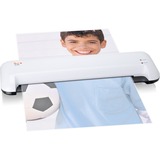 Peach PL755 Plastificatrice a caldo 400 mm/min Nero, Bianco, Laminatore grigio/Nero, 21 cm, Plastificatrice a caldo, 400 mm/min, 0,4 mm, 125 µm, Custodia