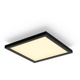 Philips White Ambiance Aurelle lampada a pannello quadrata, Luce LED Nero