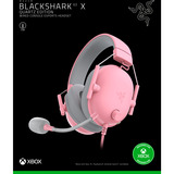 Razer BlackShark V2 X Xbox, Cuffia da gioco rosa/grigio