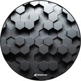 Sharkoon SKILLER SFM11 Hex, Tappetino protettivo Nero/Bianco, Cavo, Nero, Bianco, Poliestere, 1200 mm, 1200 mm, 5 mm
