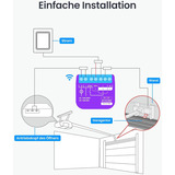 SwitchBot Relay Switch Garage, Relè viola