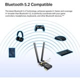 TP-Link Archer TX55E WLAN / Bluetooth 2402 Mbit/s, Adattatore Wi-Fi Wireless, PCI Express, WLAN / Bluetooth, Wi-Fi 6 (802.11ax), 2402 Mbit/s, Nero
