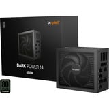 be quiet! Dark Power 14 850 W - 80 Plus Titanium alimentatore per computer 20+4 pin ATX ATX Nero, Alimentatore PC Nero, 850 W, 100 - 240 V, 950 W, 50/60 Hz, 10 A, 5 A