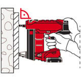 fischer Spintore per perni a batteria FXC85 Solo, XL-Boxx, Chiodatrice rosso/Nero
