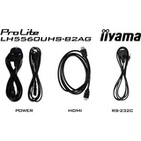 iiyama LH5560UHS-B2AG, Public Display Nero (opaco)