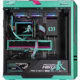 ALTERNATE Gaming-PC Hatsune Miku Edizione Speciale • RTX 5080 • AMD Ryzen™ 7 9800X3D • 64 GB RAM, PC Gaming turchese/Rosa