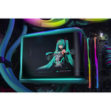 ALTERNATE Gaming-PC Hatsune Miku Edizione Speciale • RTX 5080 • AMD Ryzen™ 7 9800X3D • 64 GB RAM, PC Gaming turchese/Rosa