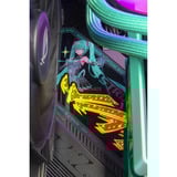 ALTERNATE Gaming-PC Hatsune Miku Edizione Speciale • RTX 5080 • AMD Ryzen™ 7 9800X3D • 64 GB RAM, PC Gaming turchese/Rosa
