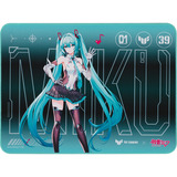 ASUS TUF Gaming P1 Hatsune Miku Edition Tappetino per mouse per gioco da computer Turchese, Gioco mouse pad multi colorata, Turchese, Immagine, Tessuto, Gomma, Barra appoggiaferro antiscivolo, Tappetino per mouse per gioco da computer