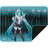 ASUS TUF Gaming P1 Hatsune Miku Edition Tappetino per mouse per gioco da computer Turchese, Gioco mouse pad multi colorata, Turchese, Immagine, Tessuto, Gomma, Barra appoggiaferro antiscivolo, Tappetino per mouse per gioco da computer