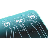 ASUS TUF Gaming P1 Hatsune Miku Edition Tappetino per mouse per gioco da computer Turchese, Gioco mouse pad multi colorata, Turchese, Immagine, Tessuto, Gomma, Barra appoggiaferro antiscivolo, Tappetino per mouse per gioco da computer