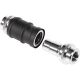 Alphacool ES Schnellverschluss BLH1A PushIn Set IG-IG, Connessione Nero (opaco)/cromo