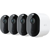 Arlo Pro 4 Scatola Telecamera di sicurezza IP Interno e esterno 2560 x 1440 Pixel bianco, Telecamera di sicurezza IP, Interno e esterno, Wireless, FCC, CE, IC, EU RoHS, EU-REACH, EuP1275, WERCS, Nero, Bianco, Scatola