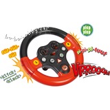BIG Multi-Sound-Wheel Parti di giocattoli, Volante rosso/Nero, Nero, Rosso