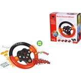 BIG Multi-Sound-Wheel Parti di giocattoli, Volante rosso/Nero, Nero, Rosso