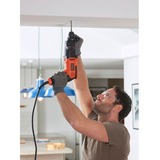 BLACK+DECKER BEHS01K-QS, Trapano a percussione Nero/Orange
