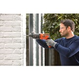 BLACK+DECKER BEHS01K-QS, Trapano a percussione Nero/Orange