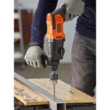 BLACK+DECKER BEHS01K-QS, Trapano a percussione Nero/Orange
