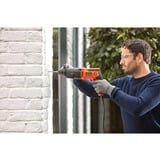 BLACK+DECKER Martello perforatore BEHS01K-QS, Trapano a percussione Nero/Orange
