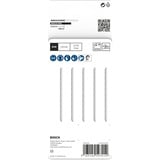 Bosch 2 608 636 707 lama per sega a gattuccio, sega a traforo e sega universale Lama per seghetto alternativo Bimetallo 5 pz Lama per seghetto alternativo, Alluminio, Epossidico, Profilato, Materiale del smultistrato, Lamiera (sottile), Bimetallo, 2 mm, 13,2 cm, 5 pz
