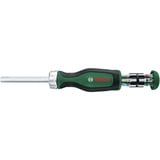 Bosch Cacciavite a cricchetto con set di punte, 13 pezzi, Set di bit verde/Nero