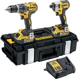 DEWALT Trapano avvitatore a percussione a batteria DCK266P2 Set, 18V, 2 pezzi, Cordless giallo/Nero