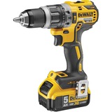 DEWALT Trapano avvitatore a percussione a batteria DCK266P2 Set, 18V, 2 pezzi, Cordless giallo/Nero