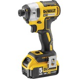 DEWALT Trapano avvitatore a percussione a batteria DCK266P2 Set, 18V, 2 pezzi, Cordless giallo/Nero