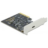 DeLOCK 89036 scheda di interfaccia e adattatore Interno PCIe, USB 3.2 Gen 2 (3.1 Gen 2) PCIe, PCIe, USB 3.2 Gen 2 (3.1 Gen 2), A basso profilo, PCIe 3.0, Acciaio inossidabile, PC