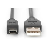 Digitus AK-300108-018-S, Cavo Nero