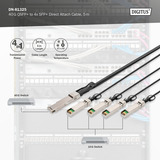 Digitus Cavo Direct Attach 40G QSFP+ a 4XSFP+ 5m 