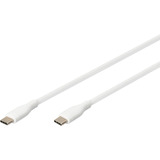 Digitus Cavo di collegamento in silicone USB 2.0 USB-C > USB-C bianco