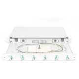 Digitus Scatola di giunzione fibra ottica, 1U, equipaggiata, 6x LC DX, OM3 