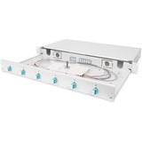 Digitus Scatola di giunzione fibra ottica, 1U, equipaggiata, 6x LC DX, OM3 