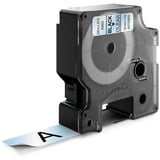 Dymo D1 etichette originali | 19 mm x 7 mm | stampa nera su trasparente | etichette autoadesive per etichettatrice LabelManager | 1 Pezzo, Nastro di scrittura Nero trasparente, Poliestere, Belgio, -18 - 90 °C, DYMO, LabelManager, LabelWriter 450 DUO