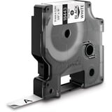 Dymo Rhino etichette industriali in vinile autoadesive | rotolo da 9 mm x 5,5 m | stampa nera su bianco, Nastro di scrittura 5 m | stampa nera su bianco, Nero su bianco, Multicolore, Vinile, -40 - 80 °C, UL 969, DYMO