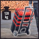 EINHELL E-Case L, 4540014, Cassetta portautensili Nero/rosso scuro
