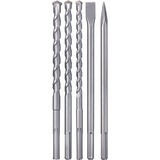 EINHELL Set di scalpelli e punte SDS Max, 5 pezzi, Set scalpello & trapano  