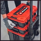EINHELL Valigetta di sistema E-Case L, Cassetta portautensili Nero/rosso scuro