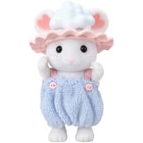 EPOCH Sylvanian Families - Set gioco bagno Topolini Marshmallow, Giochi di costruzione 