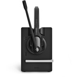 EPOS IMPACT D 30 Phone - EU Auricolare Wireless A Padiglione Ufficio Base di ricarica Nero, Headset Nero/Argento, Wireless, Ufficio, 84 g, Auricolare, Nero