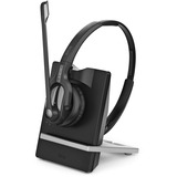 EPOS IMPACT D 30 Phone - EU Auricolare Wireless A Padiglione Ufficio Base di ricarica Nero, Headset Nero/Argento, Wireless, Ufficio, 84 g, Auricolare, Nero