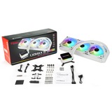 Enermax ELC-LMT360-W-ARGB sistema di raffreddamento per computer Processore Raffreddatore di liquidi tutto in uno 12 cm Bianco 1 pz bianco, Raffreddatore di liquidi tutto in uno, 12 cm, 72,1 pdc/min, Bianco